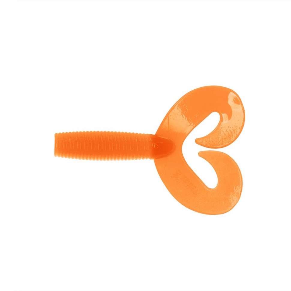 Твистер Helios Credo Double Tail 3,54"/9 см, цвет Orange 5 шт HS-28-024 , 